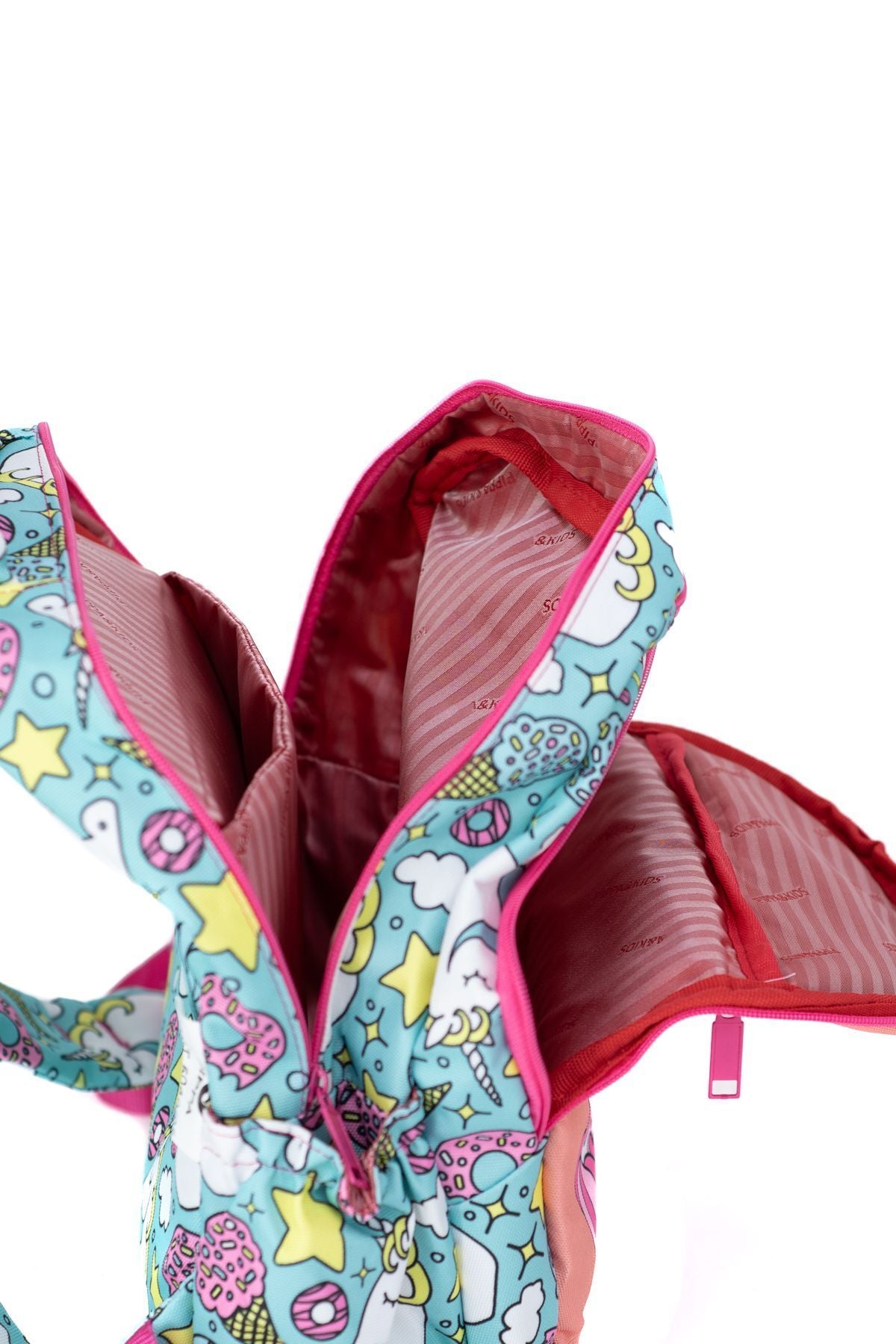 Kız Çocuk ilk ve Ortaokul Sırt Çantası ve Seti Suluk Kalemlik Beslenme Çantası